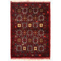 Woolen Tribal Mini House Mat 2.4x1.7 ft