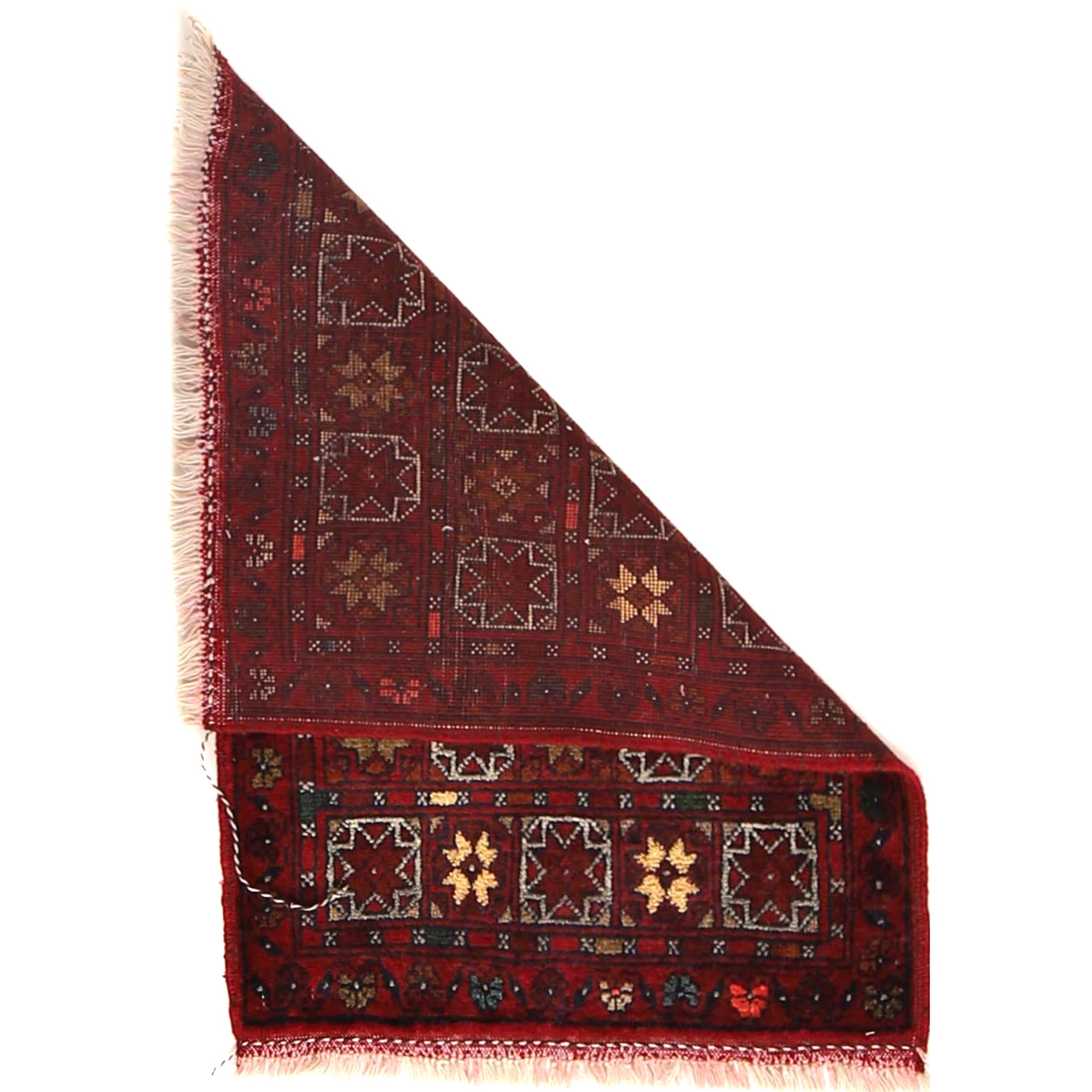 Woolen Tribal Mini House Mat 2.4x1.7 ft