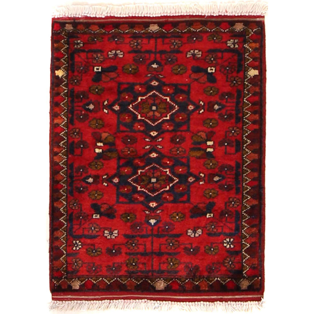 Handwoven Heritage Pattern Doormat 1.9x1.4 ft