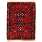 Handwoven Heritage Pattern Doormat 1.9x1.4 ft