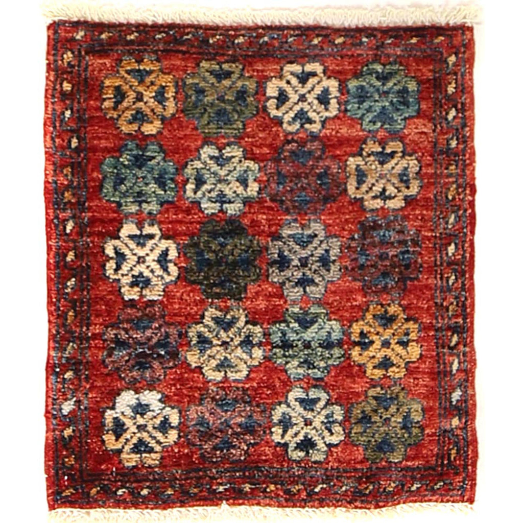 Wool Woven Afghan Entry Mat 1.6x1.3 ft