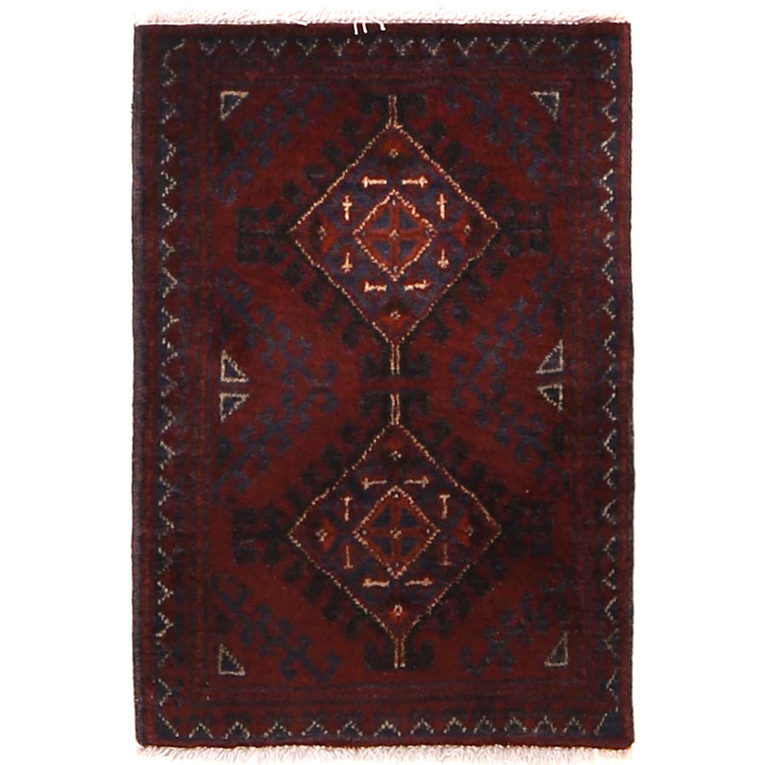 Soft Texture Traditional Door Rug 2x1.4 ft