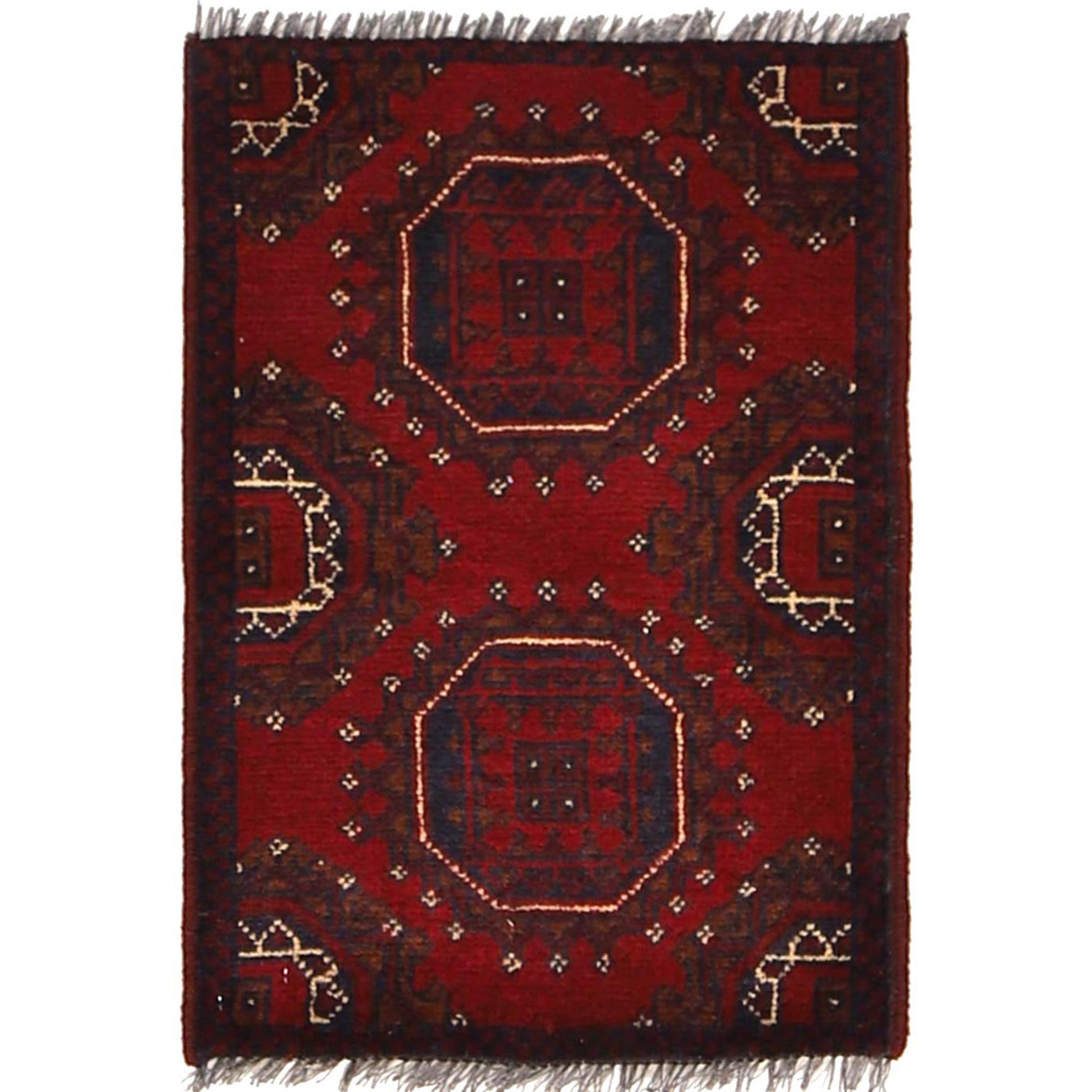 Handcrafted Wool Entry Doormat 2x1.4 ft