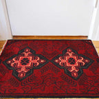 Tribal Pattern Home Door Rug 2.1x1.4 ft