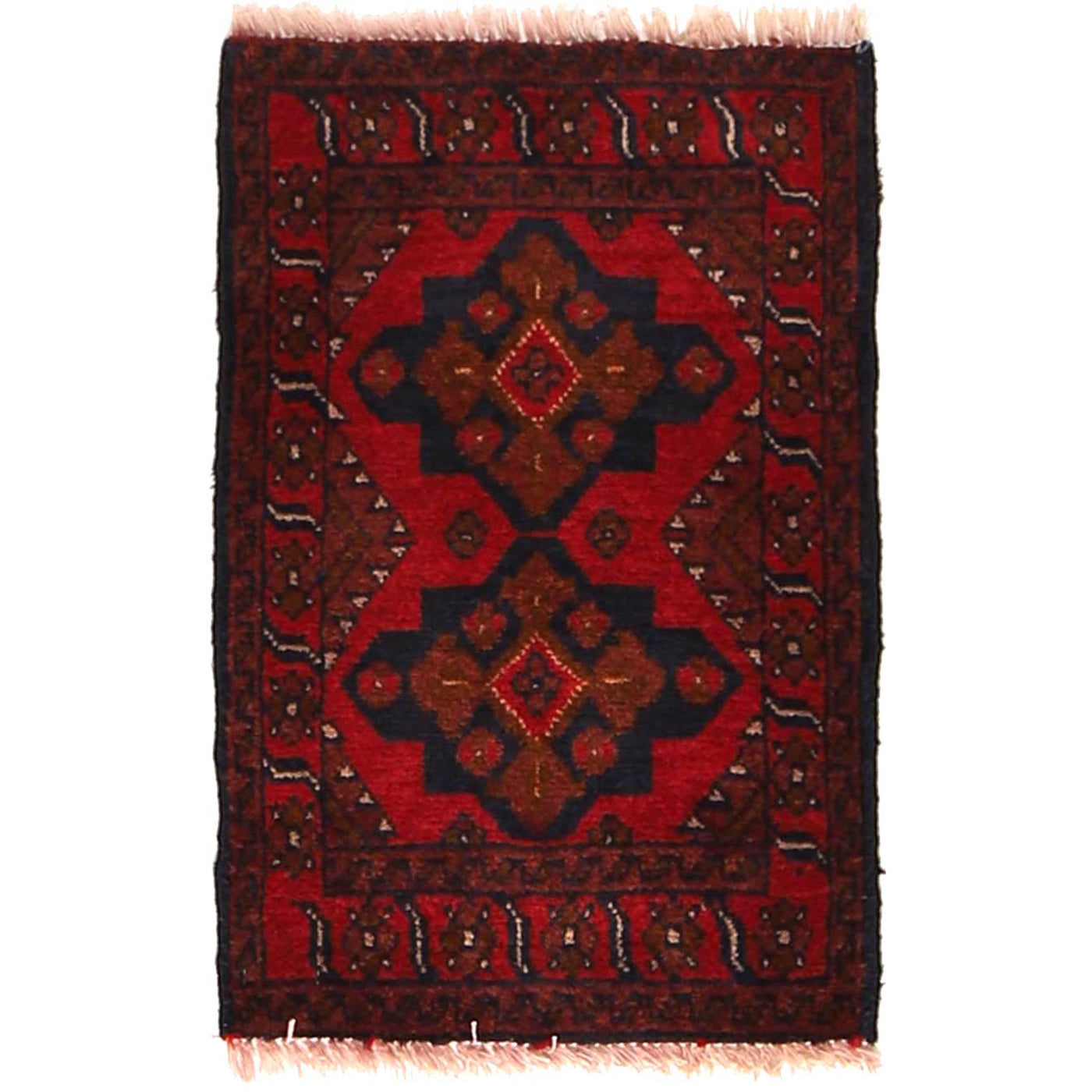 Soft Wool Textured Entry Rug 2x1.3 ft