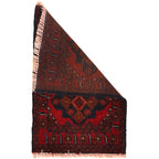 Soft Wool Textured Entry Rug 2x1.3 ft