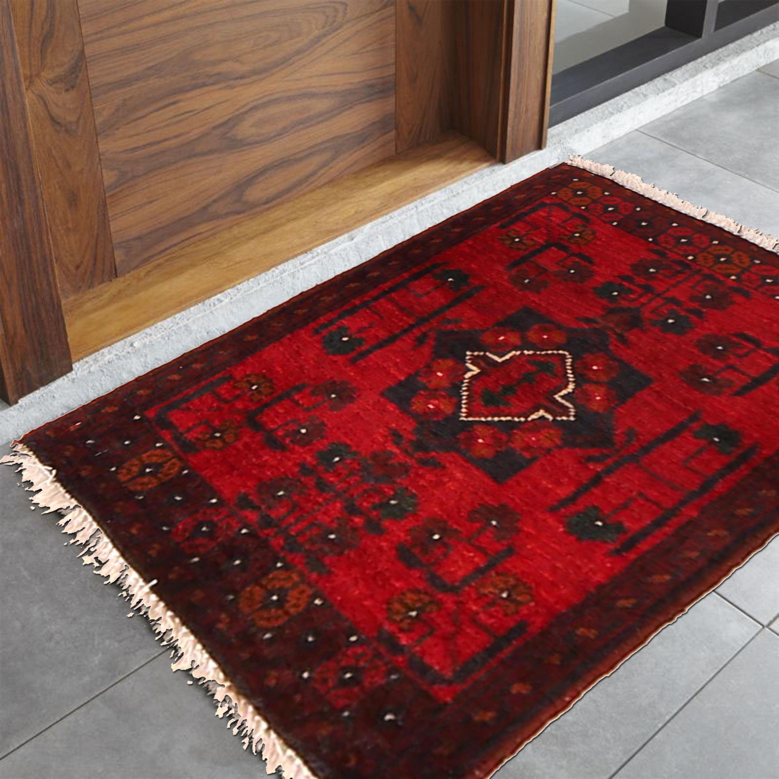 Cultural Handwoven Floor Mat 1.8x1.4 ft