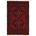 Rustic Tribal Doorstep Rug 2.1x1.4 ft