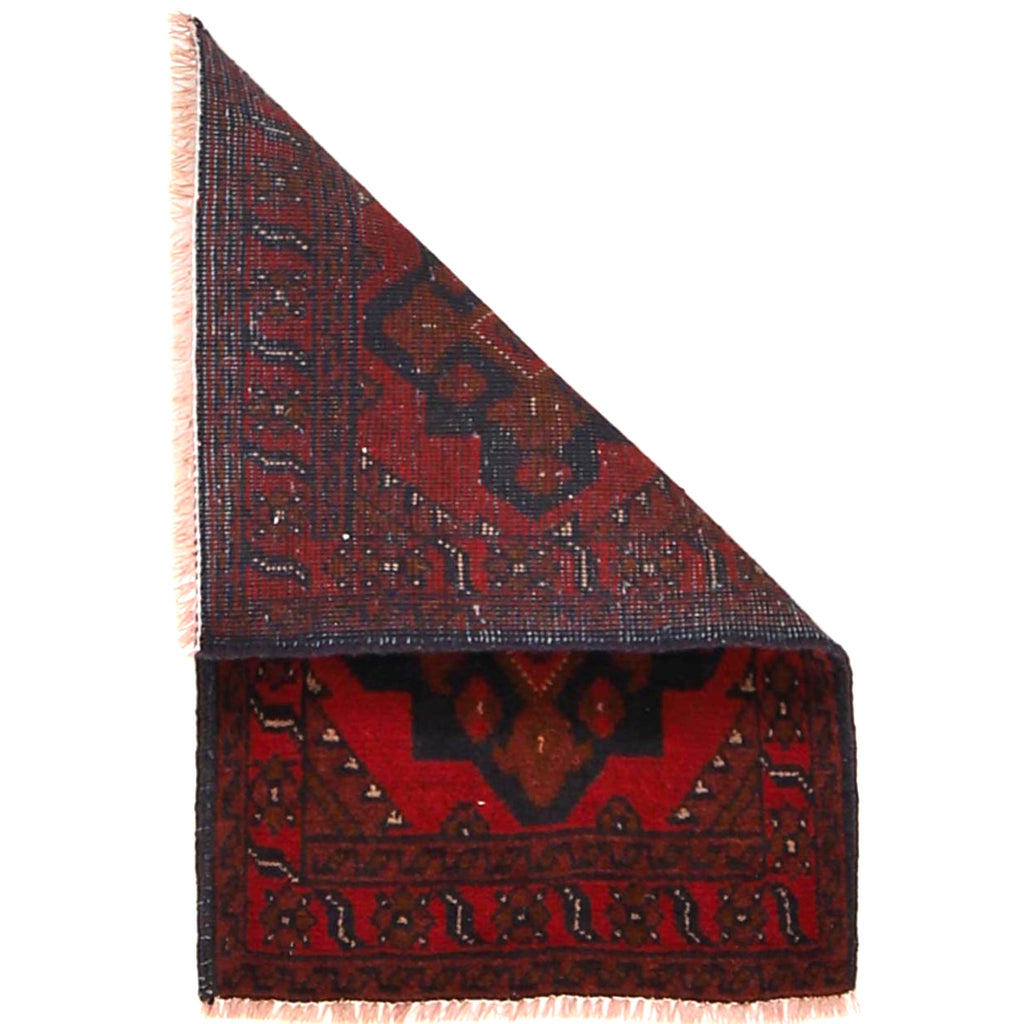 Rustic Tribal Doorstep Rug 2.1x1.4 ft