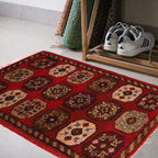 Soft Entry Rug Wool Nomadic 1.9x1.4 ft