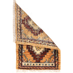 Wool Afghan Tribal Mini Mat 2x1.3 ft