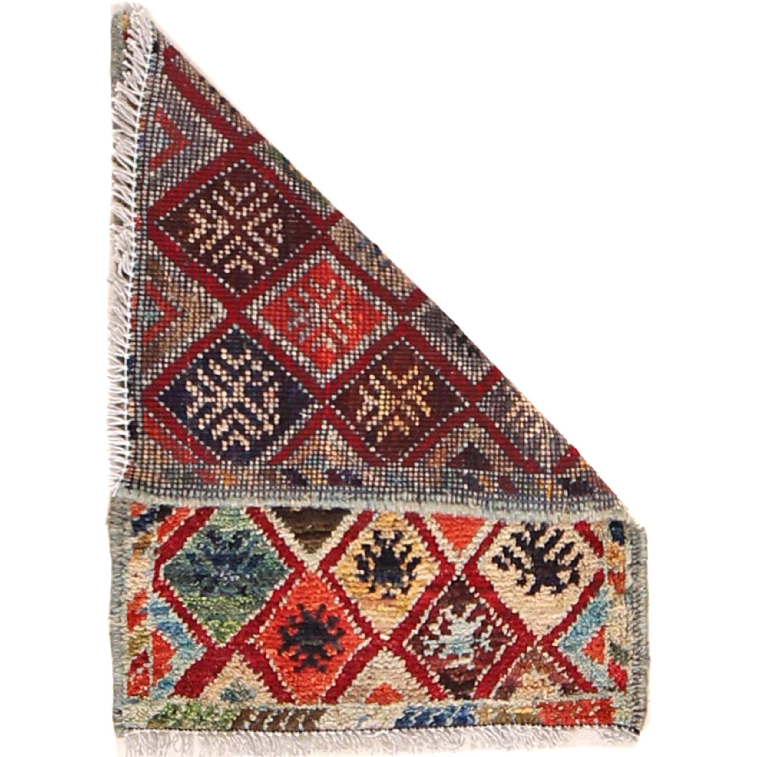 Handcrafted Wool Soft Entry Rug 1.9x1.4 ft