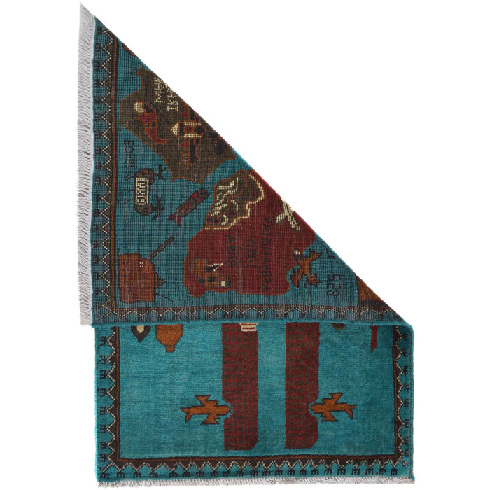 Heritage 9/11 Story Rug Afghan 3x2 ft