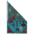 Tribal War AK-47 Decor Rug 3.1x2 ft