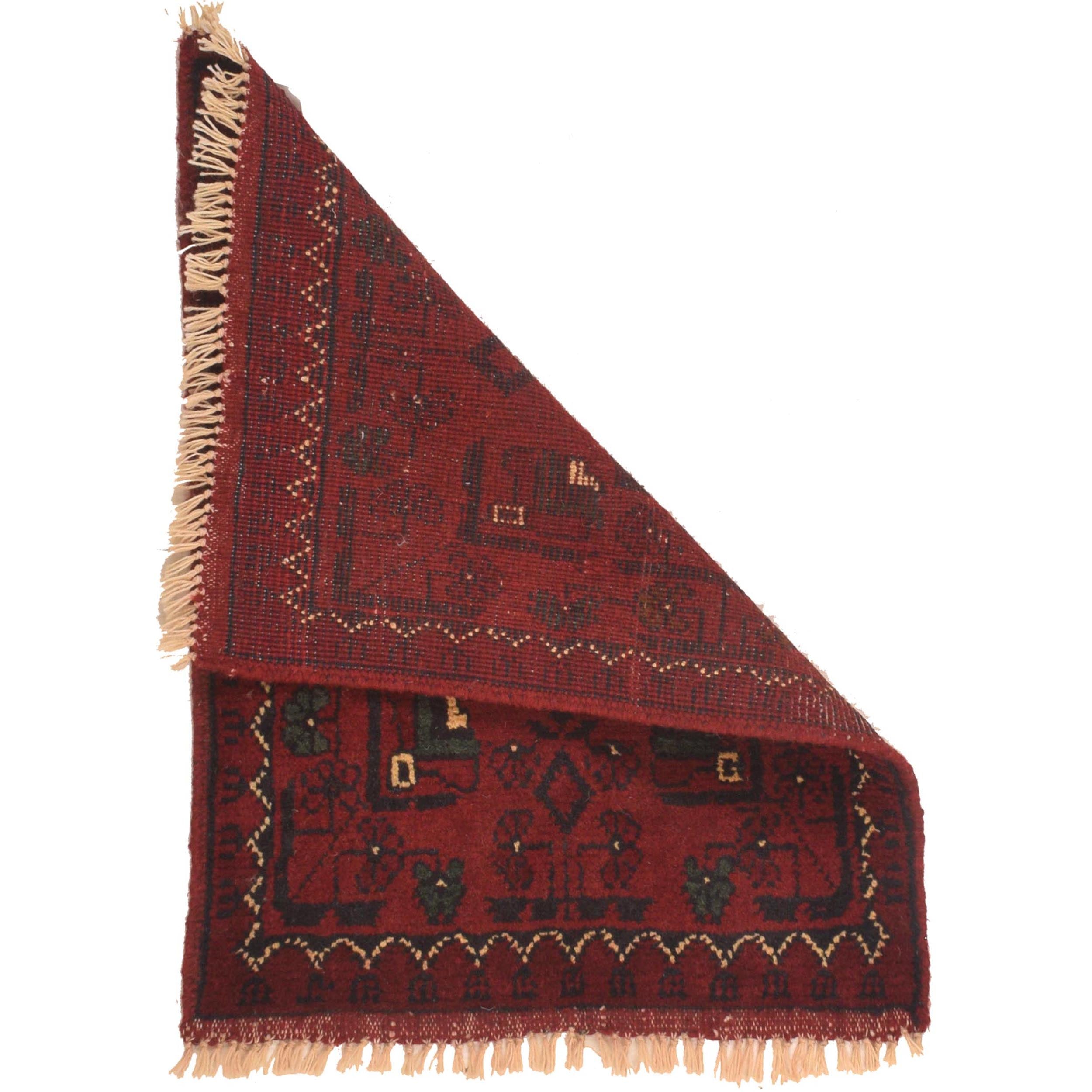 Artisan Crafted Wool Door Rug 1.8x1.3 ft