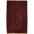 Afghan Nomadic Wool Prayer Mat 4.5x2.9 ft