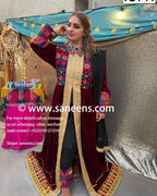 saneens afghan custom order embroidery coat