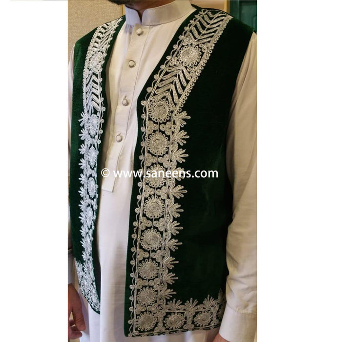 men new afghan vest