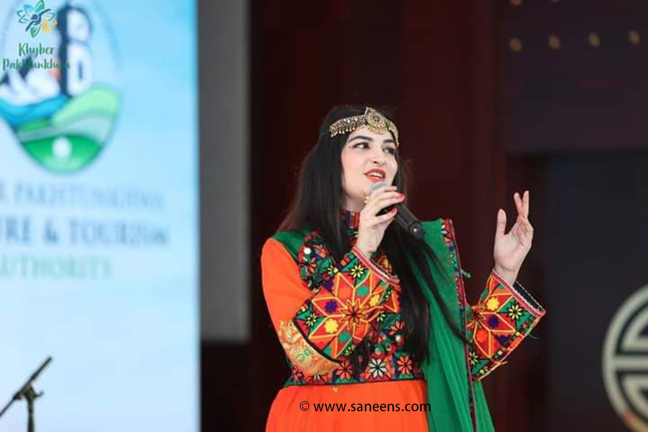 buy new singer dress in orange color