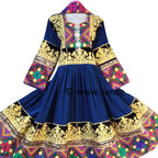 beautiful afghan simple style embroidery frocks