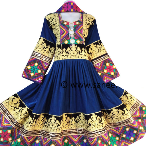 beautiful afghan simple style embroidery frocks