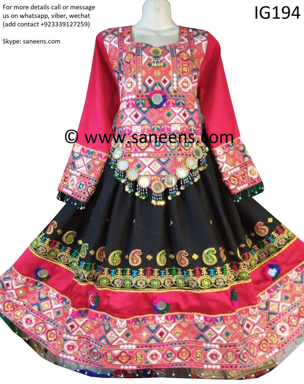Buy New Afghan Nikah simple style black frock