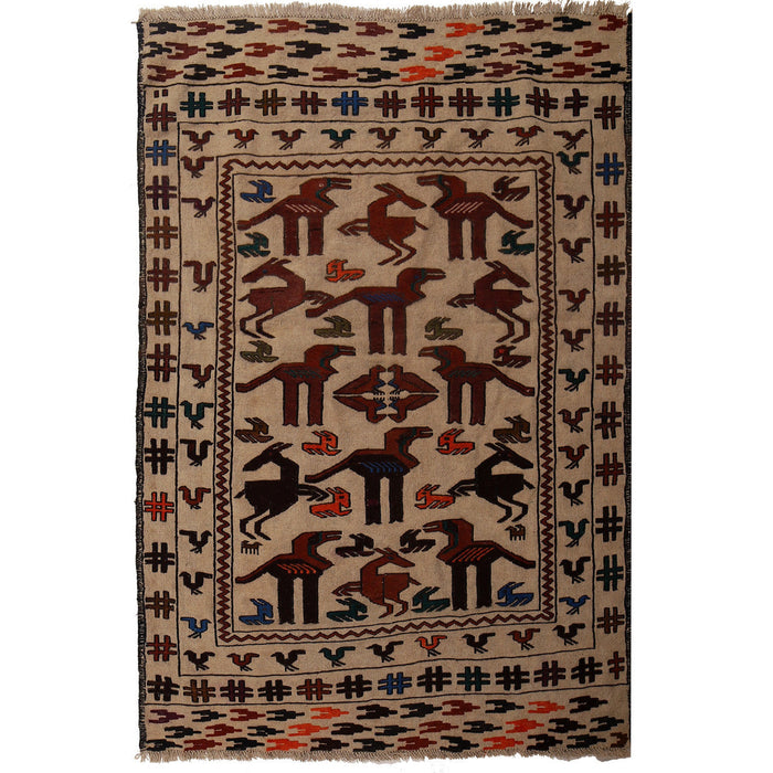 Afghan traditional rugs, Pashtun artisans, 