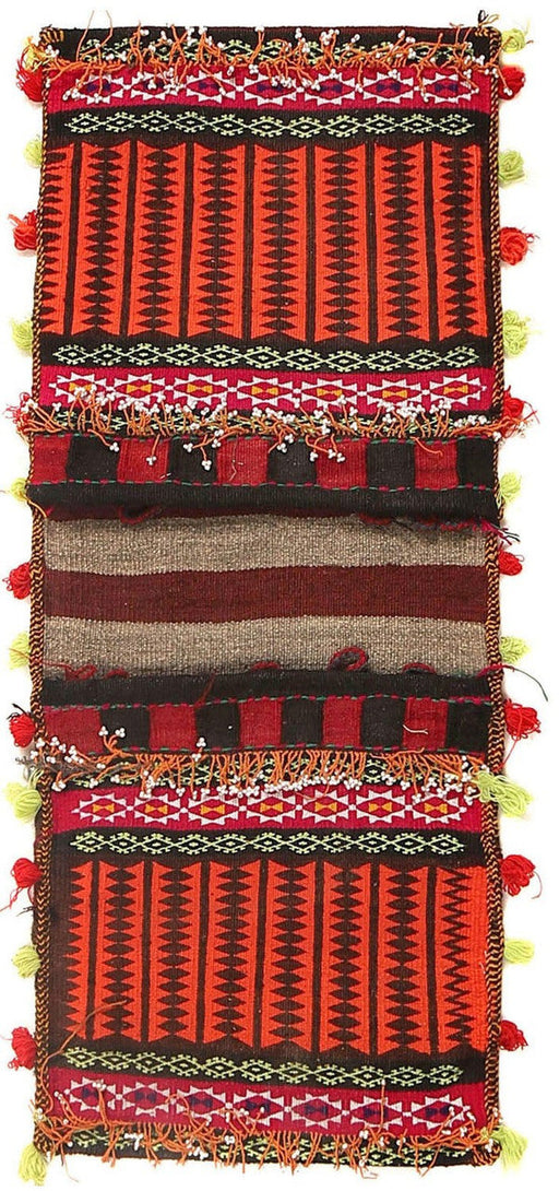  Saddle Bag, Rugs, Hand Knotted Saddle Bag, Pashtun, Hand-Knotted,
