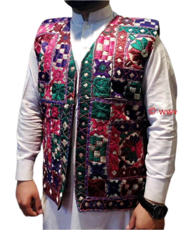 pashtun men waistcoat