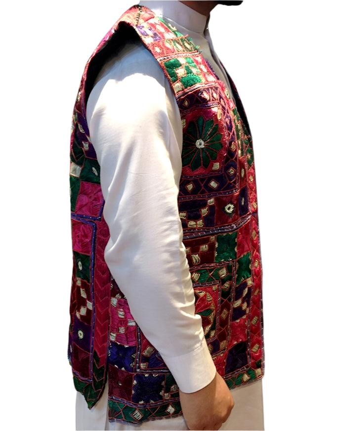 afghan men waistcoat