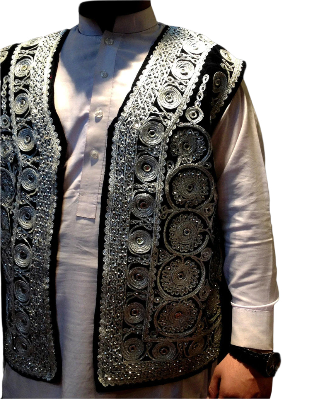 pashtun traditional waistcoat
