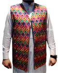 afghan vest, pashtun wedding waistcoat