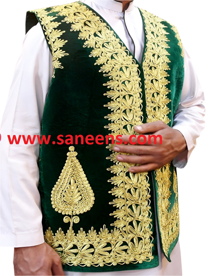 pashtun men waistcoat