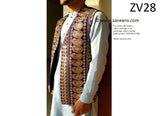 Afghan Velvet Waistcoat