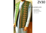 Afghan Embroidery Waistcoat