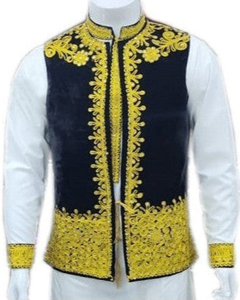 Afghan Vest with Charma Dozi Embroidery