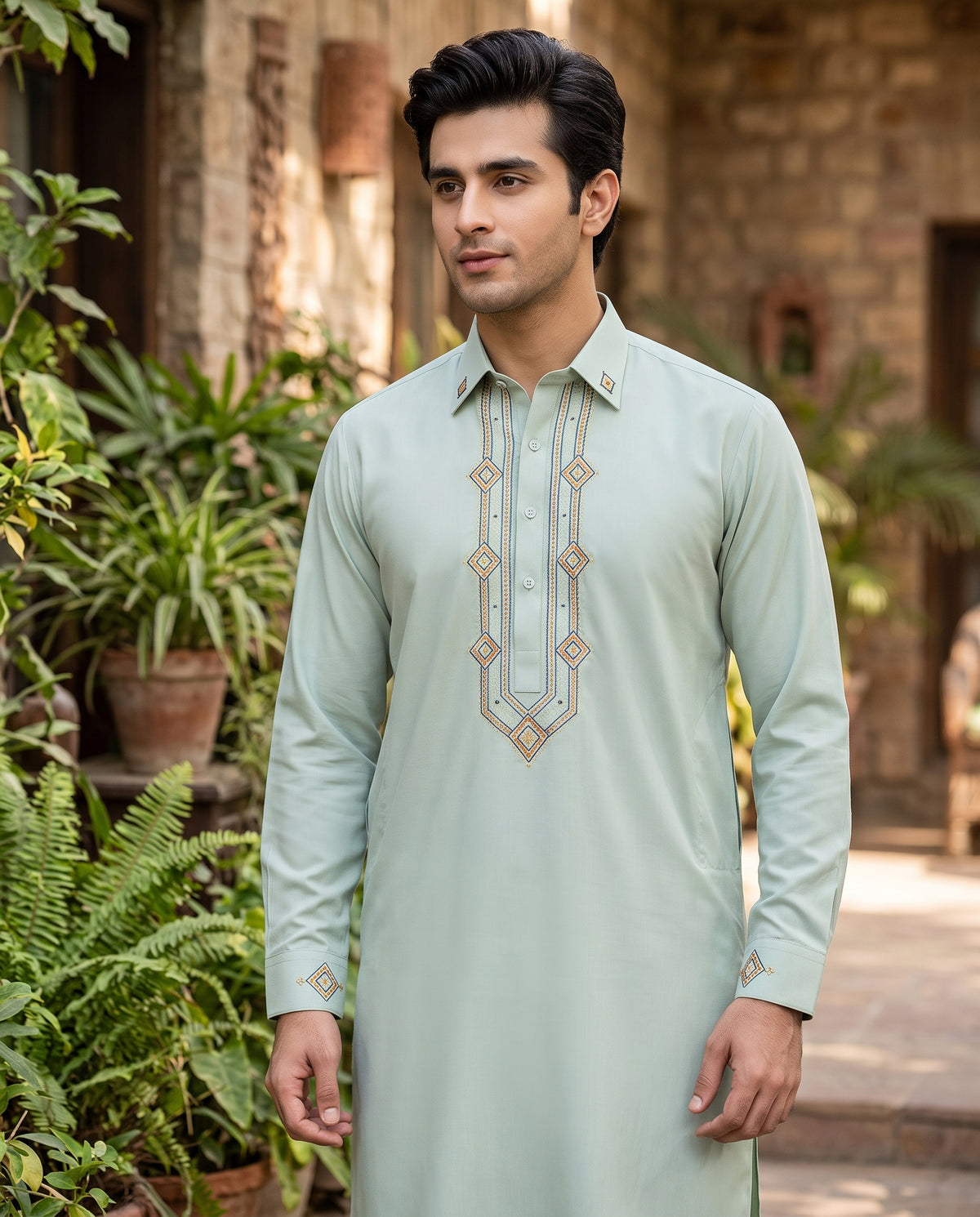 Afghan Style Gents Dress