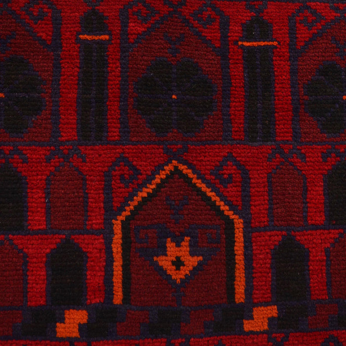 Handmade Prayer Rug Afghan Style 5x2.9 ft