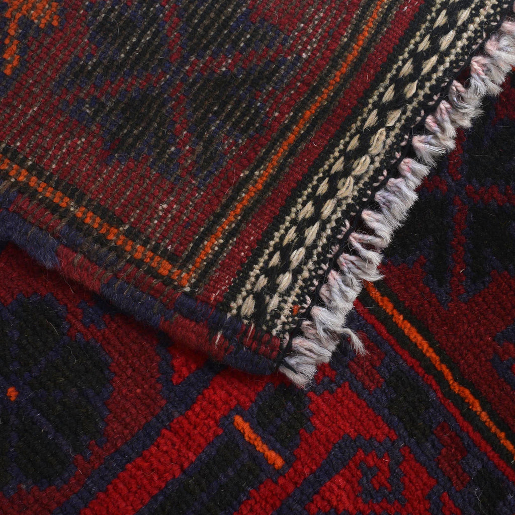 Handmade Prayer Rug Afghan Style 5x2.9 ft