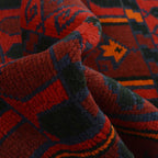 Handmade Prayer Rug Afghan Style 5x2.9 ft