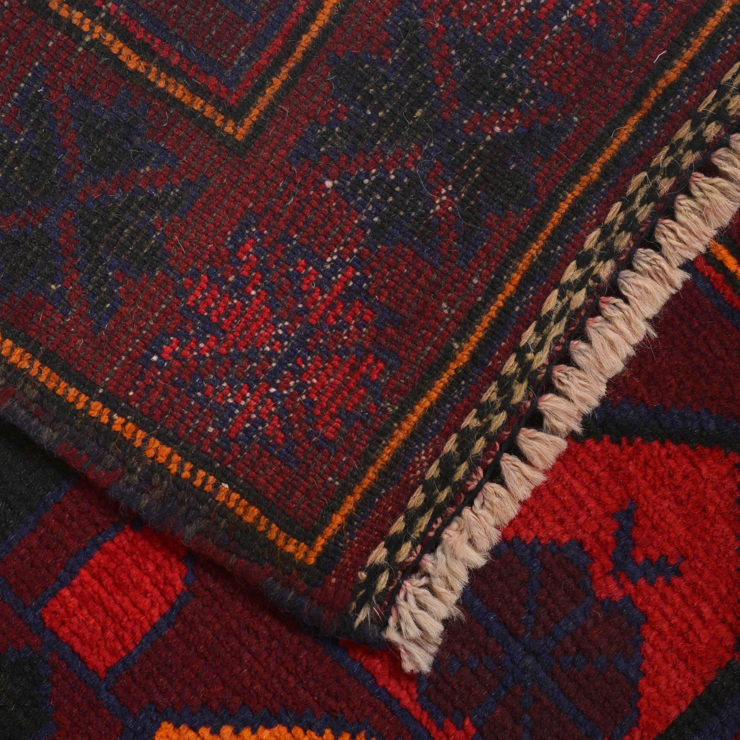 Prayer Mat Nomadic Afghan 4.5x3 ft