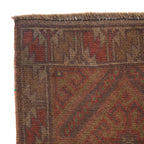 Handwoven Overdyed Turkish Style Carpet 4.6x2.9ft