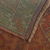 Handwoven Overdyed Turkish Style Carpet 4.6x2.9ft