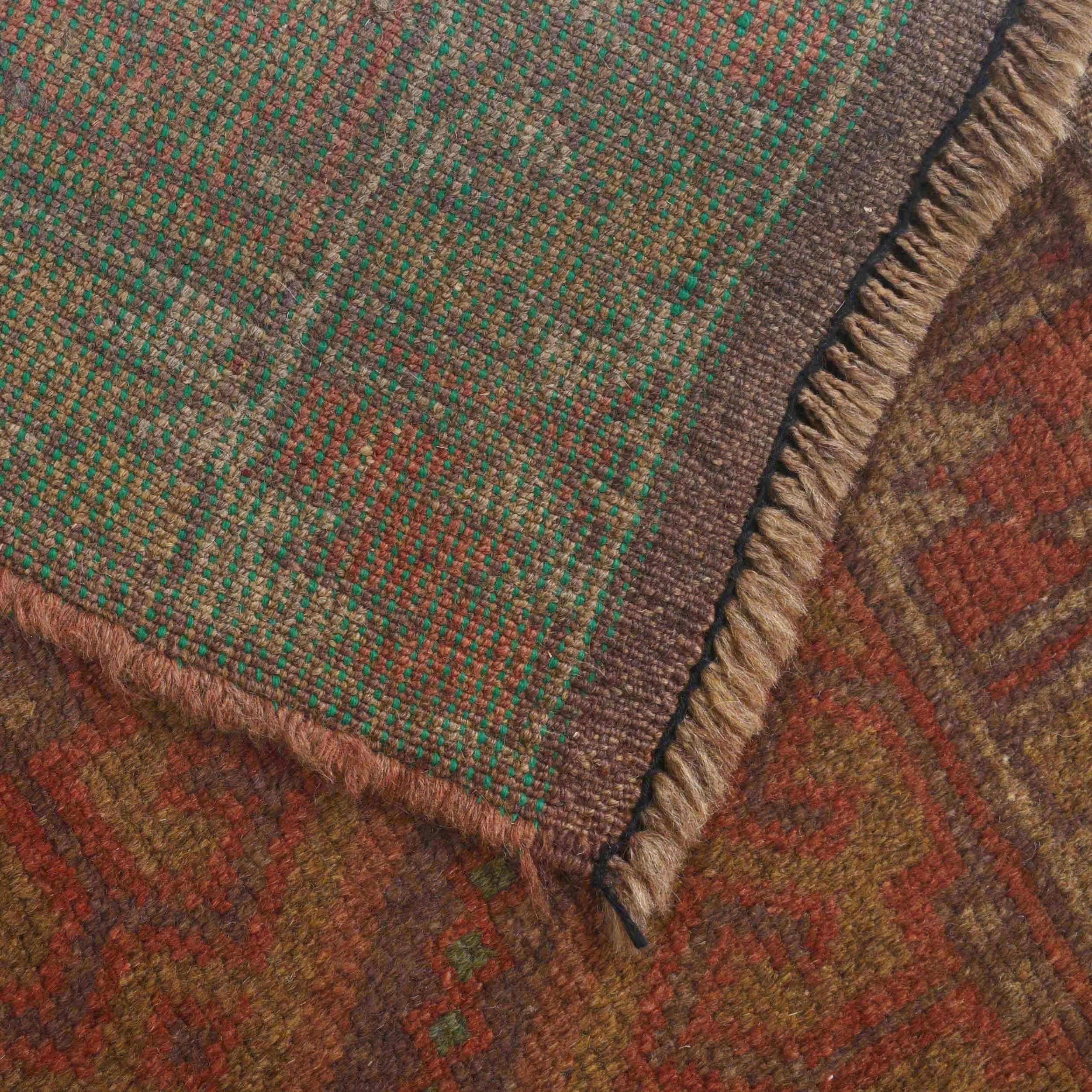 Handwoven Overdyed Turkish Style Carpet 4.6x2.9ft