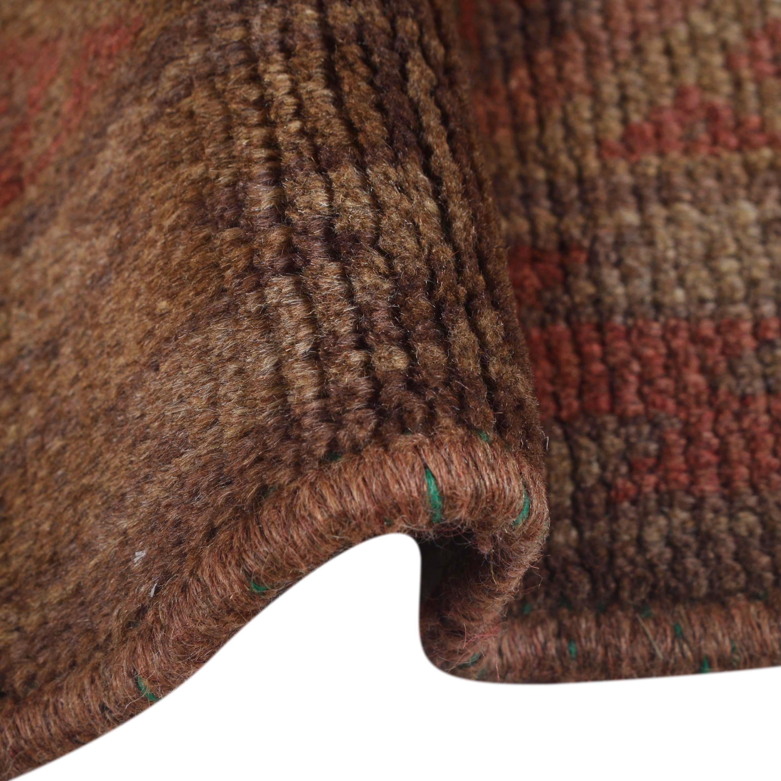 Handwoven Overdyed Turkish Style Carpet 4.6x2.9ft