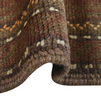 Handmade Overdyed Tribal Vintage Rug 4.6x2.6ft