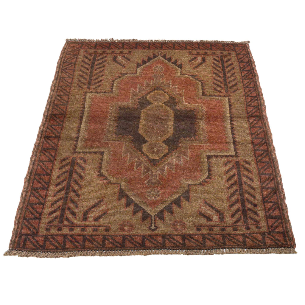 Luxury Overdyed Persian Style Carpet 4.6x2.6ft