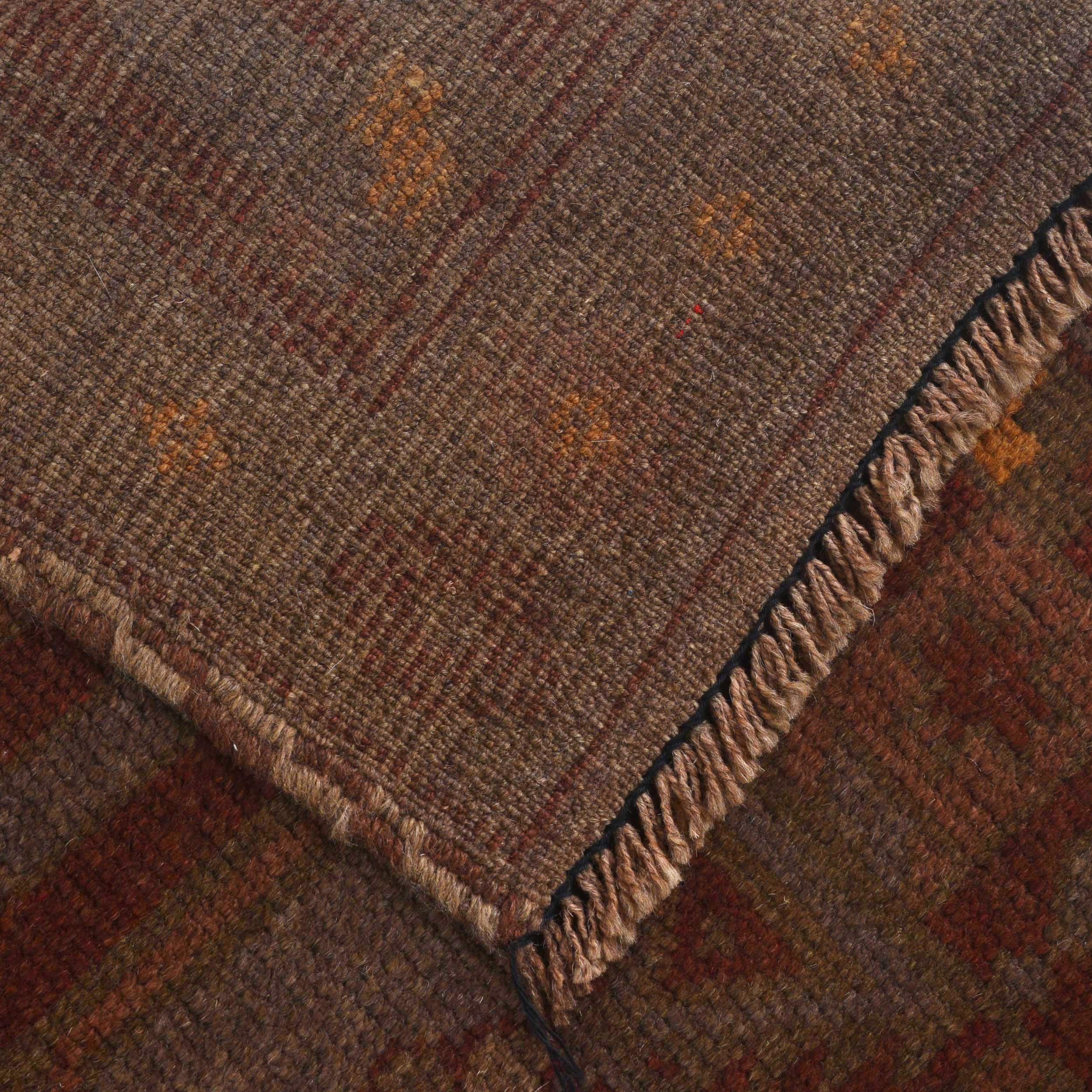 Unique Overdyed Boho Area Rug 4.7x2.6ft