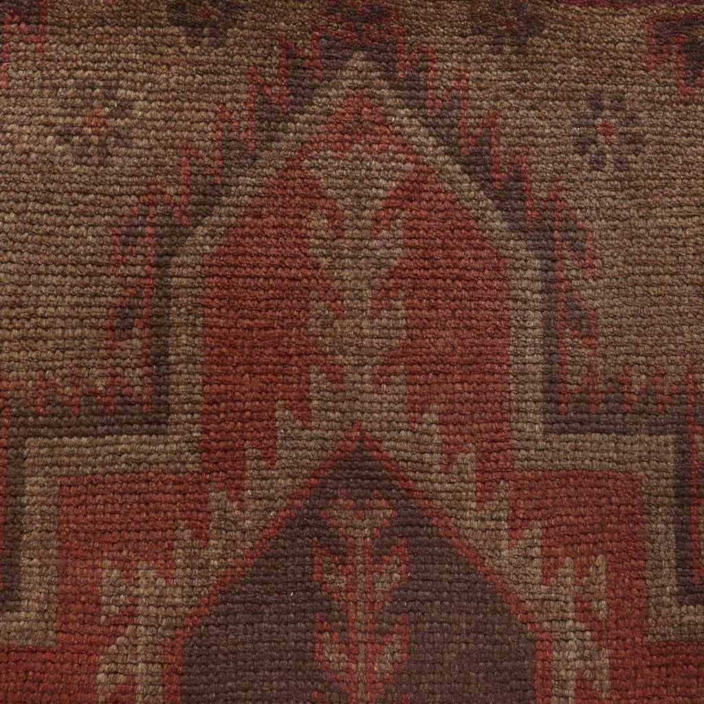 Modern Overdyed Antique Style Rug 4.4x2.9 ft