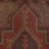 Modern Overdyed Antique Style Rug 4.4x2.9 ft